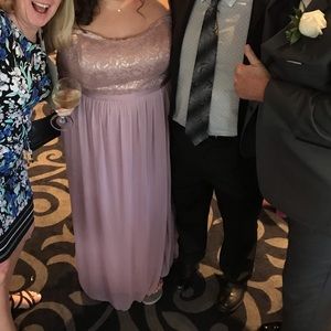 David’s bridal bridesmaid dress